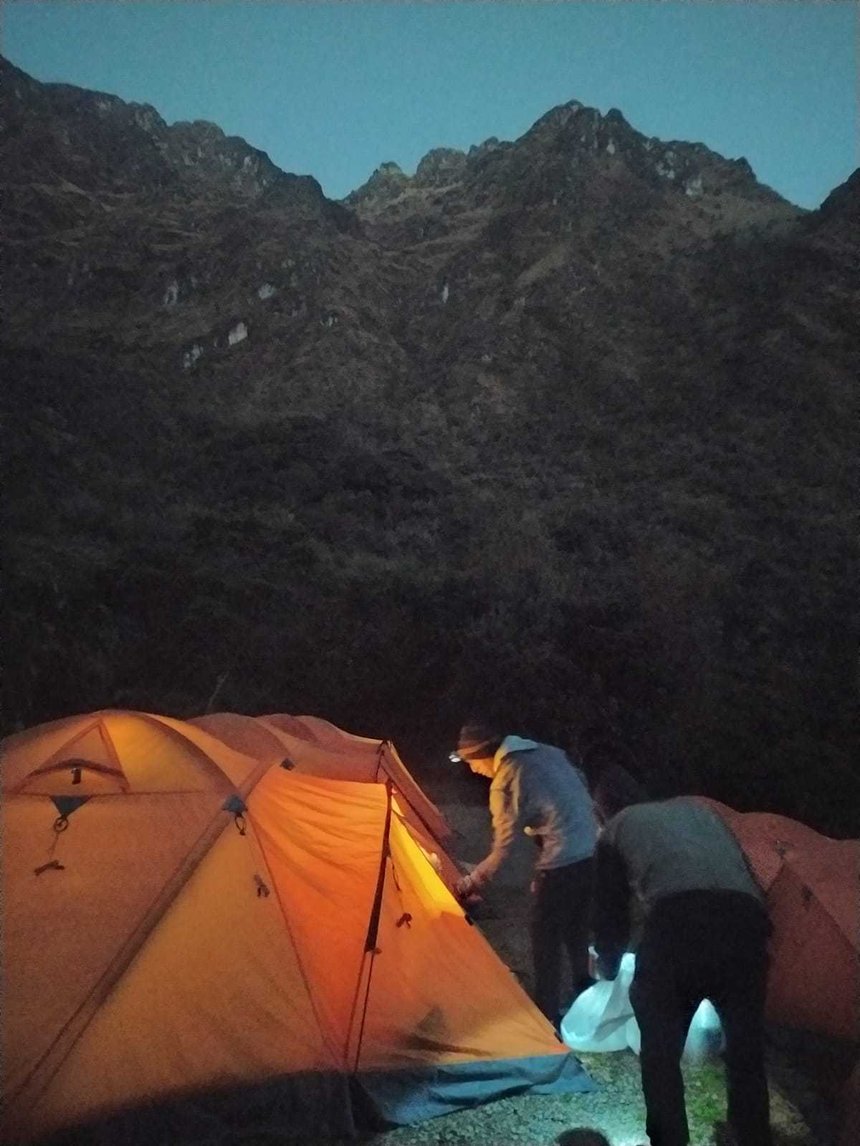 inca trail camp
